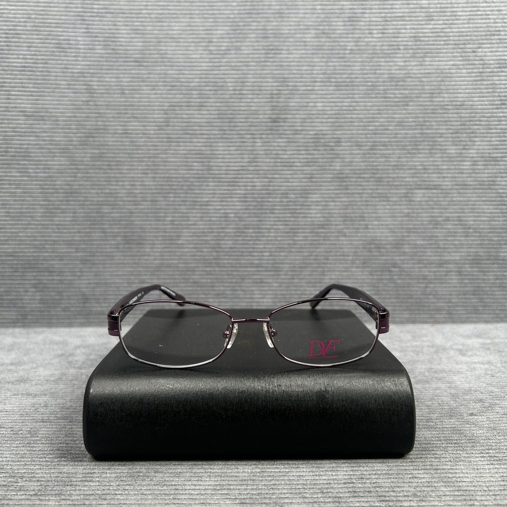 Diane von Furstenberg DVF8040 513 Purple Oval Y2k Eyeglasses Frames 52-16-135